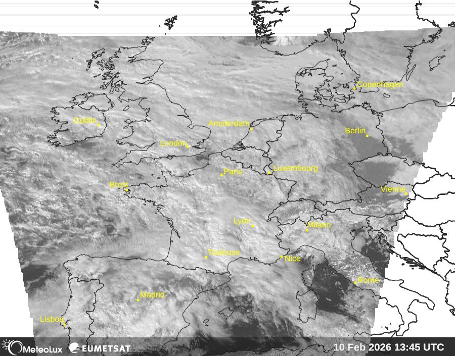Wiedergabe von visuellen Satellitenbildern
