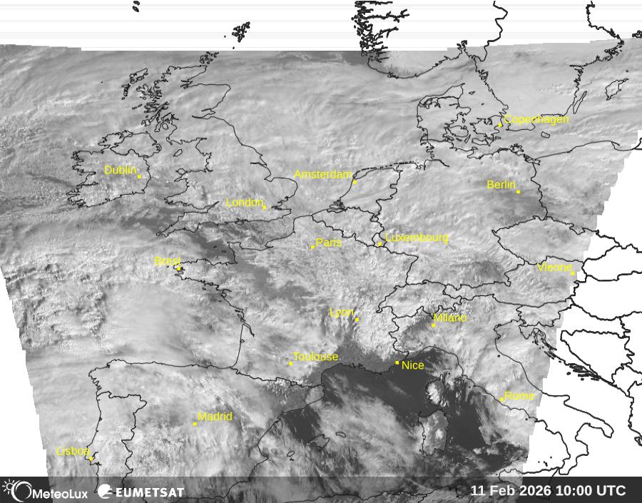 Wiedergabe von visuellen Satellitenbildern