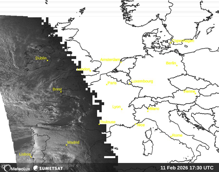 Wiedergabe von visuellen Satellitenbildern