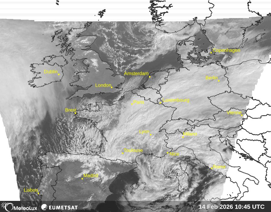 Wiedergabe von visuellen Satellitenbildern