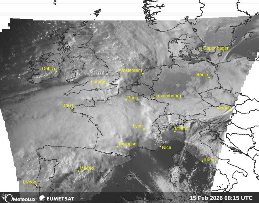 Wiedergabe von visuellen Satellitenbildern