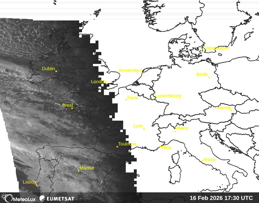 Wiedergabe von visuellen Satellitenbildern