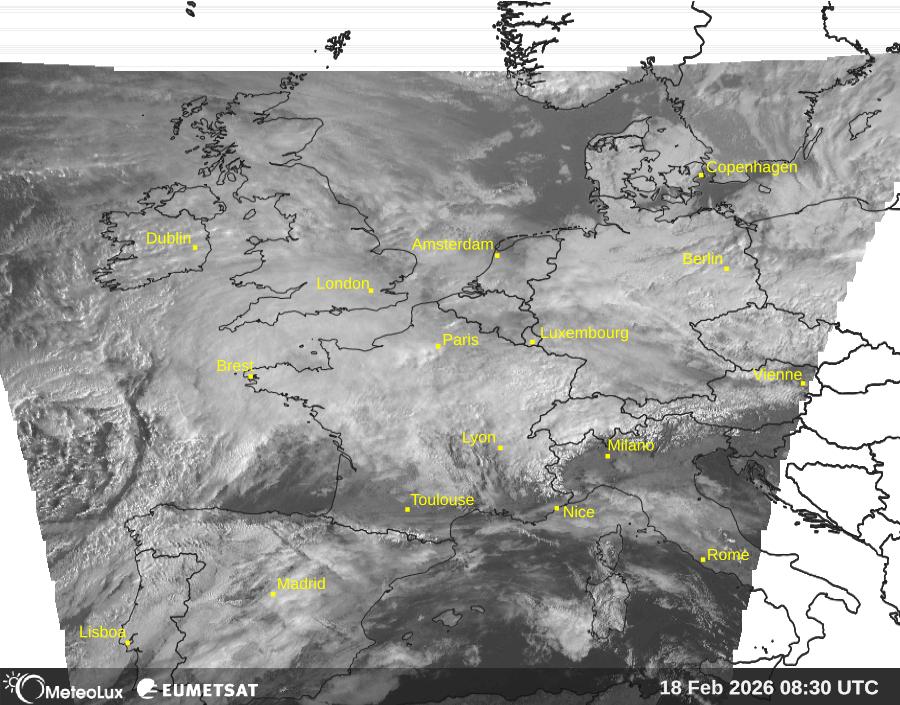 Wiedergabe von visuellen Satellitenbildern