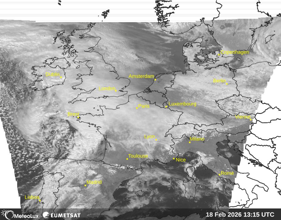 Wiedergabe von visuellen Satellitenbildern