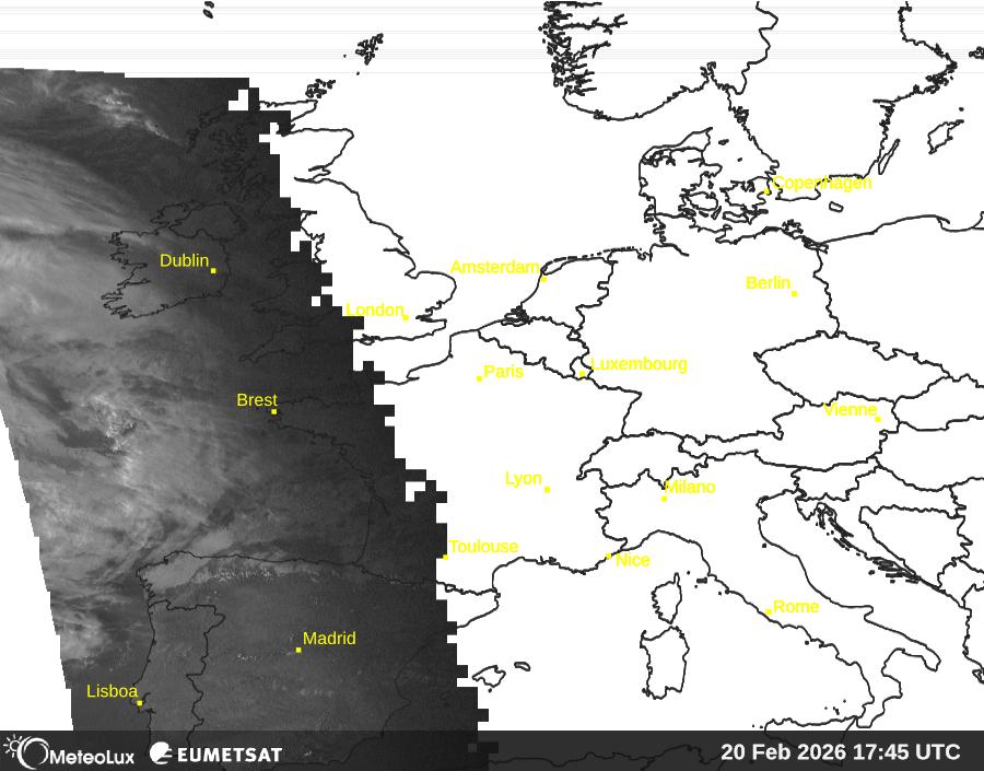 Wiedergabe von visuellen Satellitenbildern