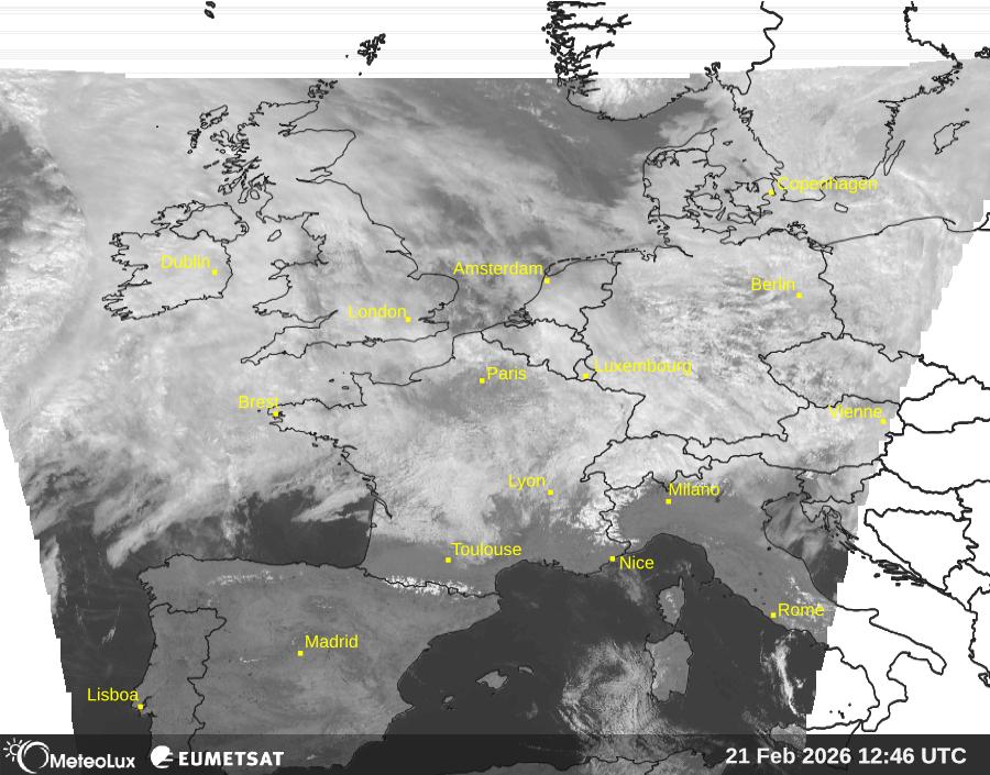 Wiedergabe von visuellen Satellitenbildern