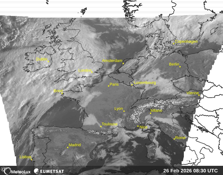 Wiedergabe von visuellen Satellitenbildern