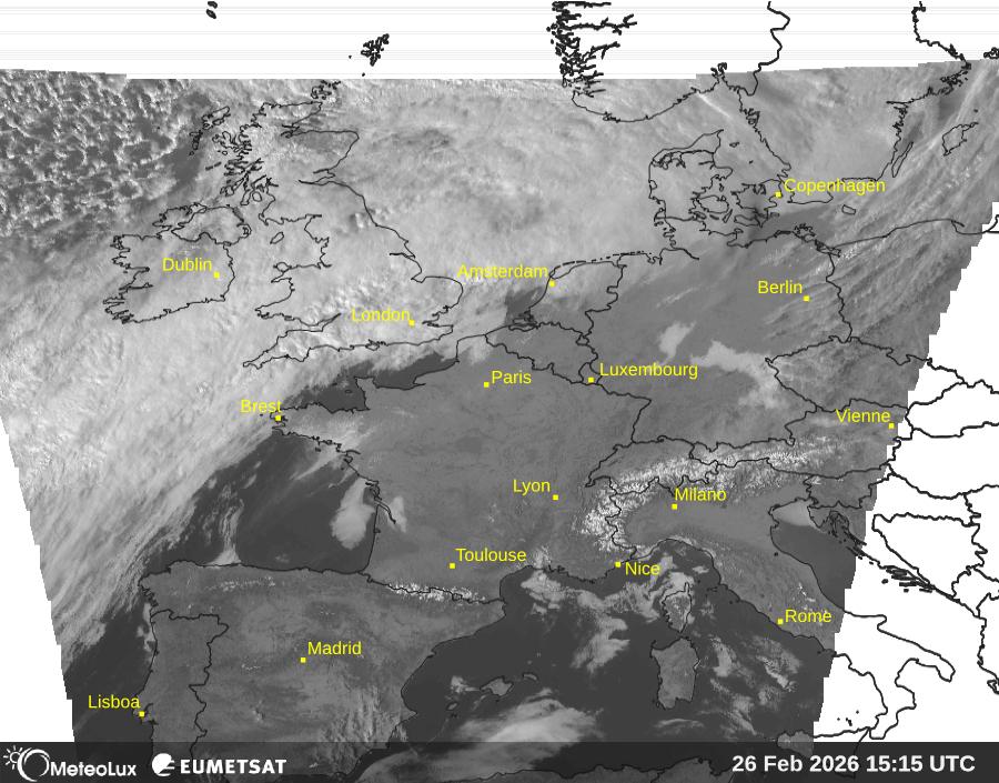 Wiedergabe von visuellen Satellitenbildern