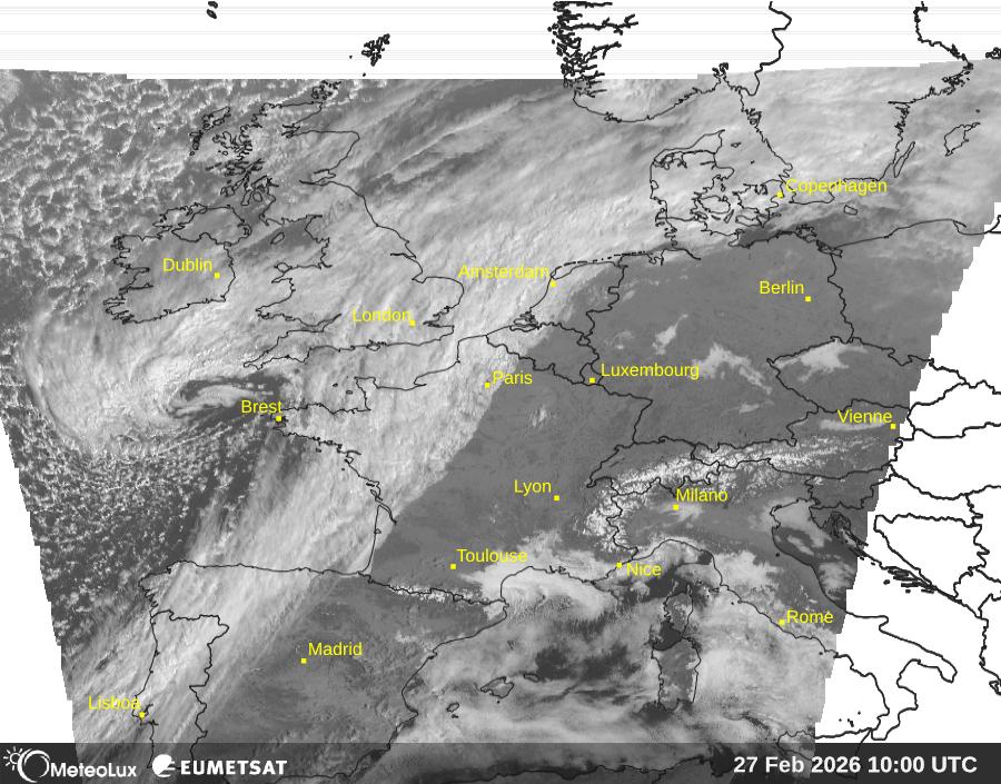 Wiedergabe von visuellen Satellitenbildern
