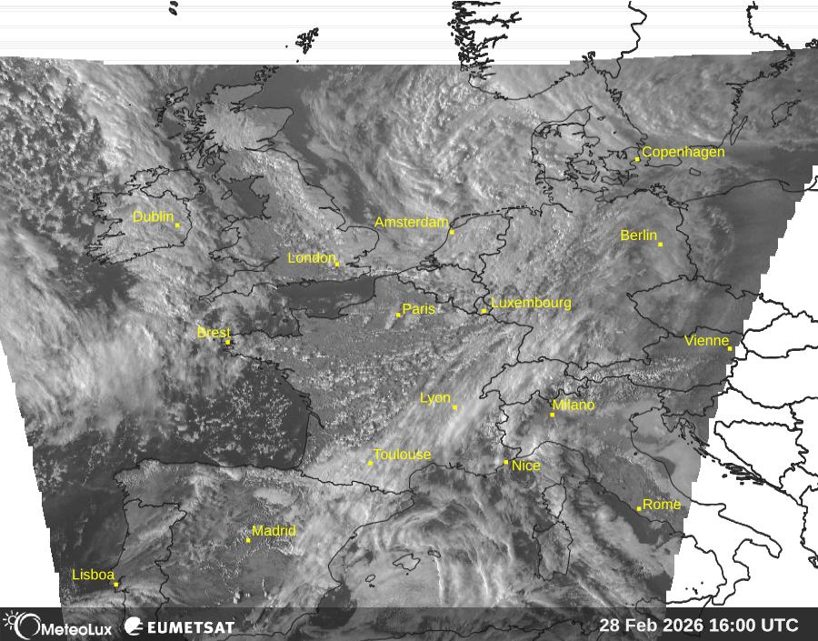 Wiedergabe von visuellen Satellitenbildern