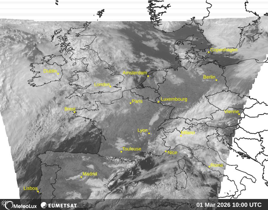 Wiedergabe von visuellen Satellitenbildern