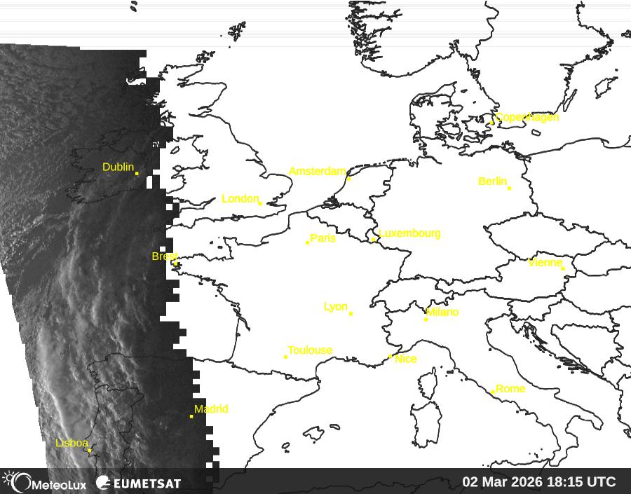 Wiedergabe von visuellen Satellitenbildern
