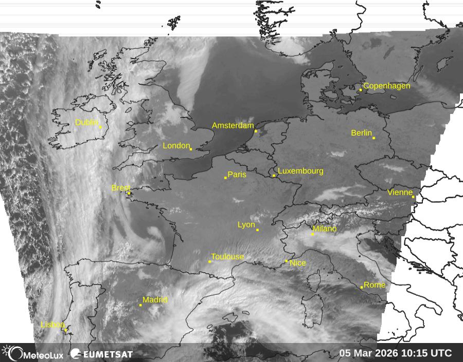 Wiedergabe von visuellen Satellitenbildern