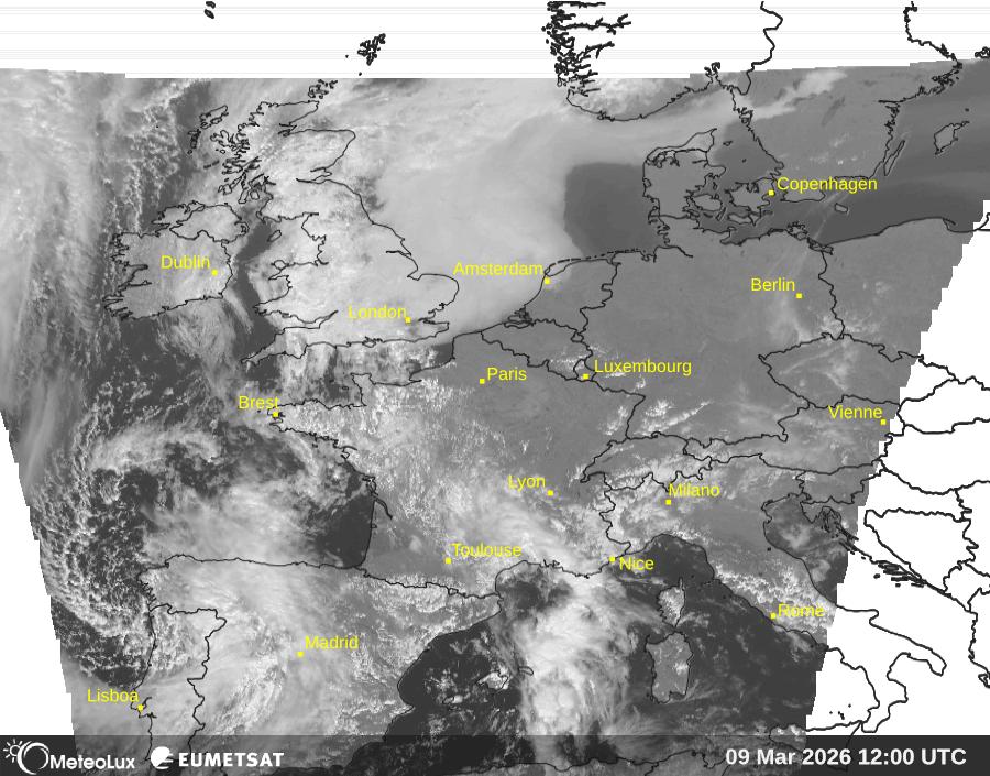 Wiedergabe von visuellen Satellitenbildern