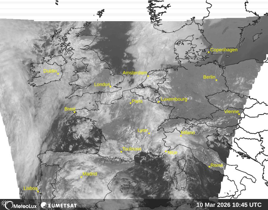 Wiedergabe von visuellen Satellitenbildern