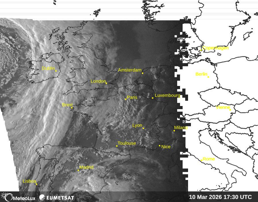Wiedergabe von visuellen Satellitenbildern