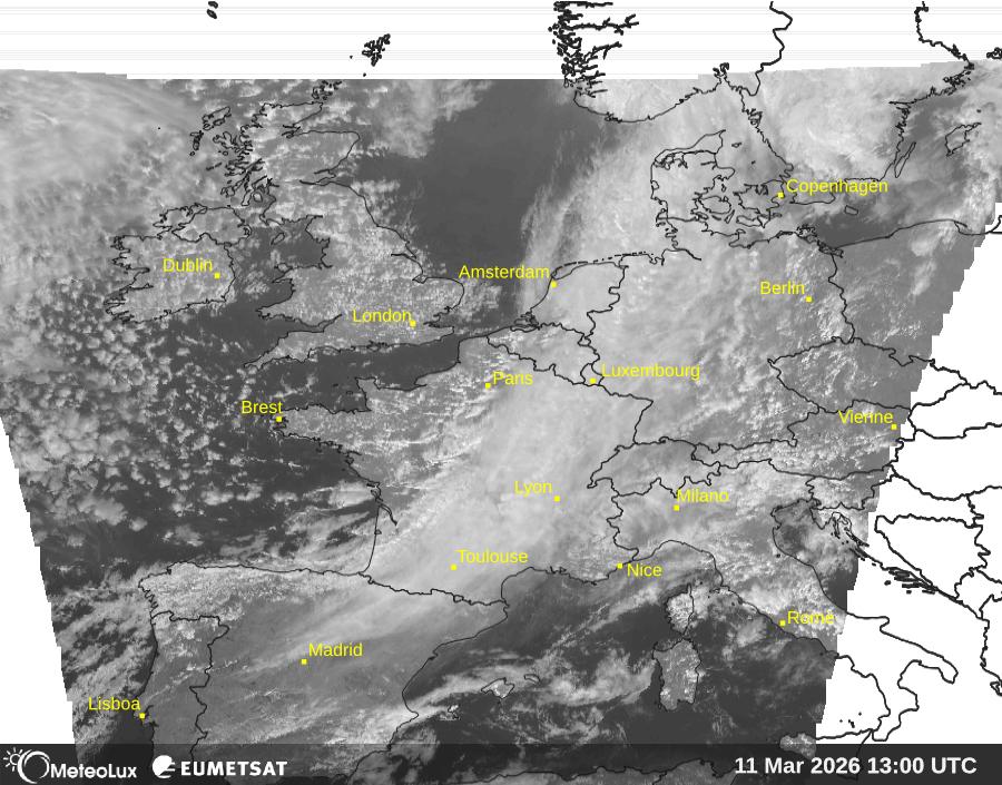 Wiedergabe von visuellen Satellitenbildern