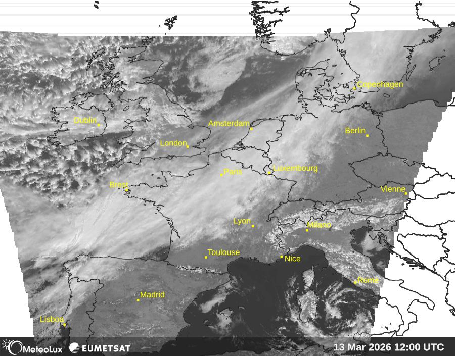 Wiedergabe von visuellen Satellitenbildern
