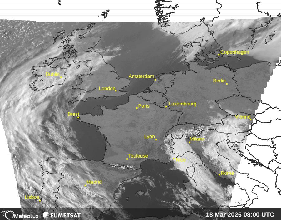 Wiedergabe von visuellen Satellitenbildern