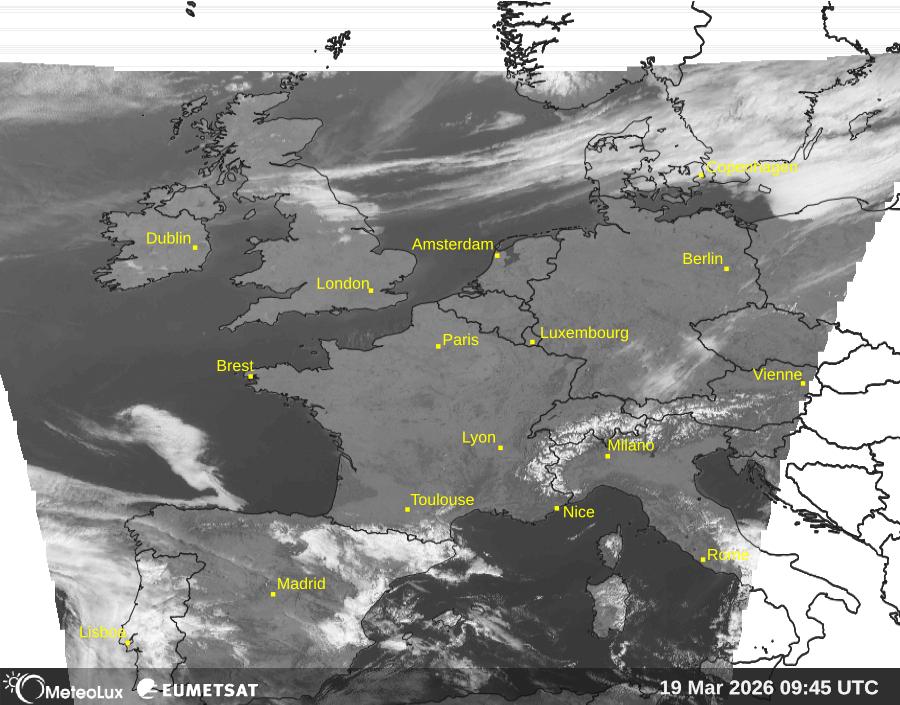 Wiedergabe von visuellen Satellitenbildern