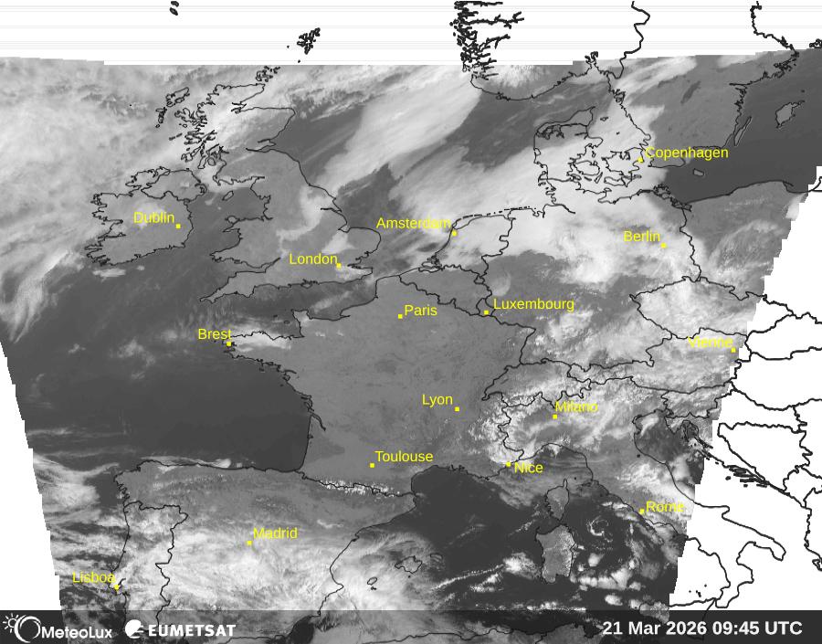 Wiedergabe von visuellen Satellitenbildern