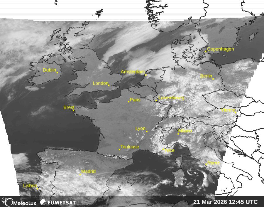 Wiedergabe von visuellen Satellitenbildern