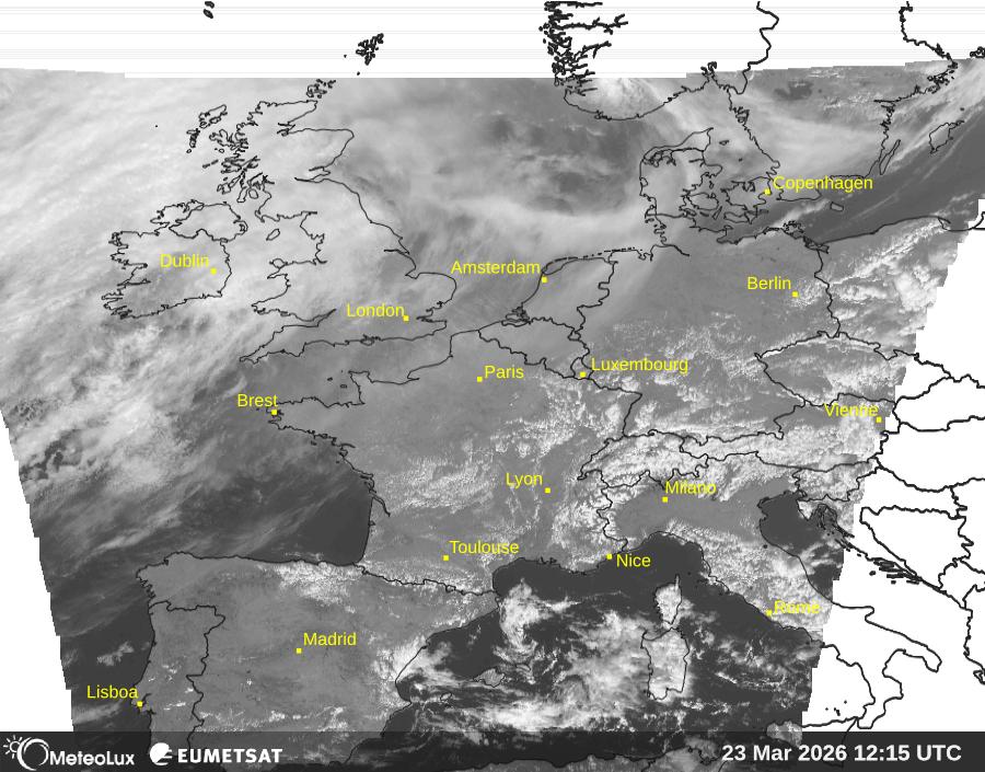 Wiedergabe von visuellen Satellitenbildern
