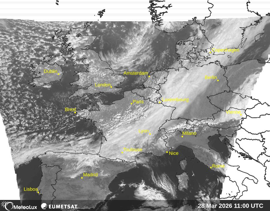 Wiedergabe von visuellen Satellitenbildern