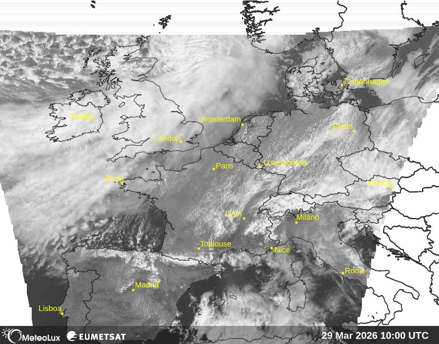 Wiedergabe von visuellen Satellitenbildern