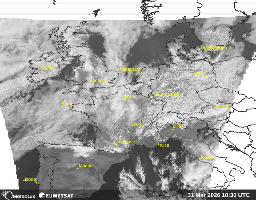 Wiedergabe von visuellen Satellitenbildern