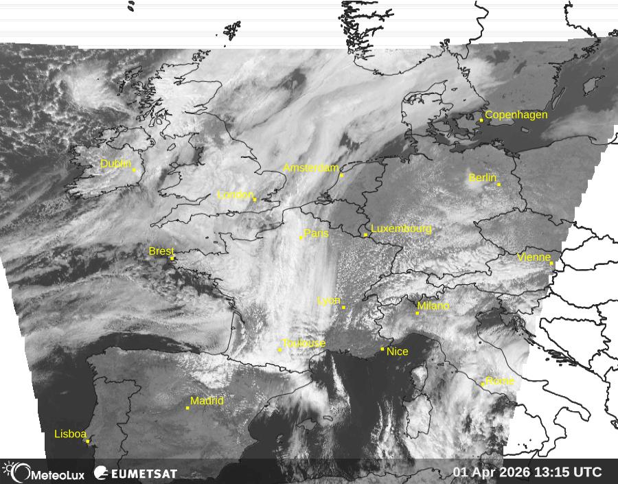 Wiedergabe von visuellen Satellitenbildern