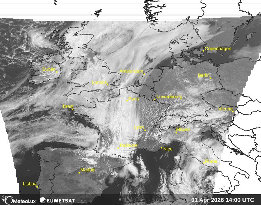 Wiedergabe von visuellen Satellitenbildern
