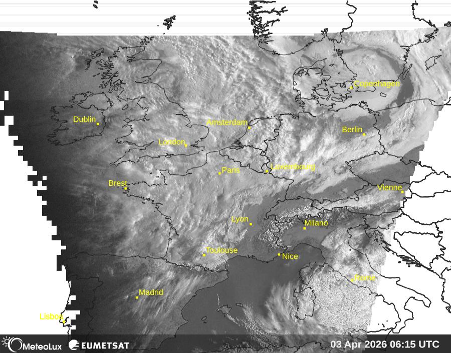 Wiedergabe von visuellen Satellitenbildern