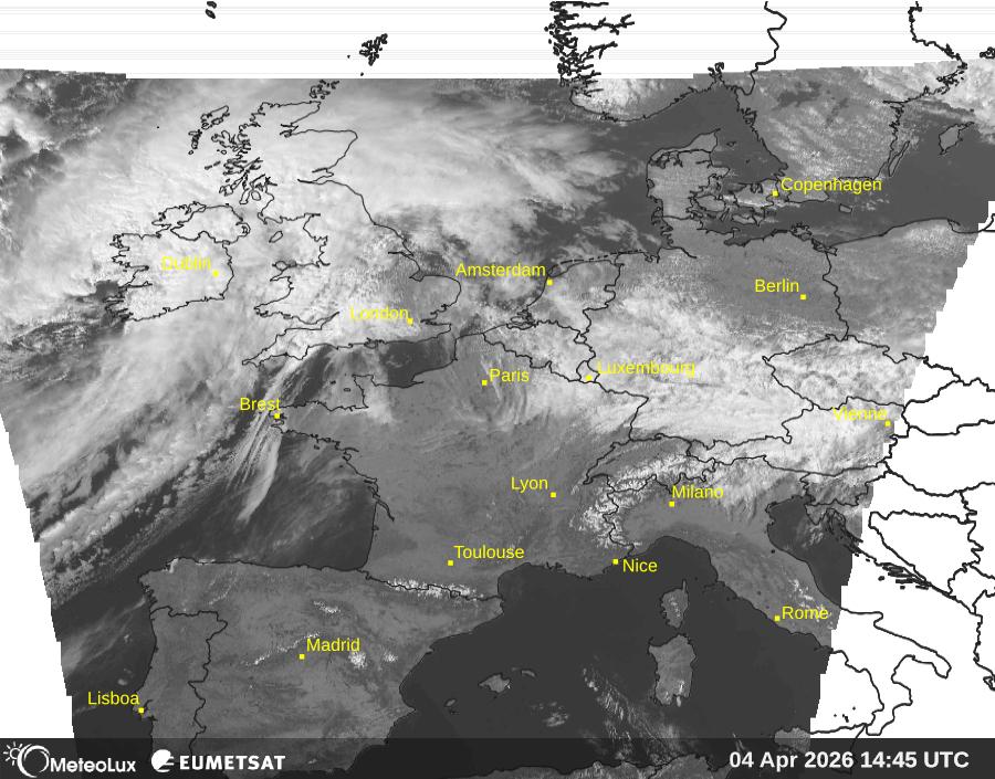 Wiedergabe von visuellen Satellitenbildern