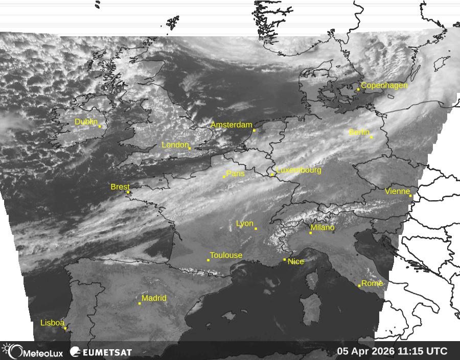 Wiedergabe von visuellen Satellitenbildern