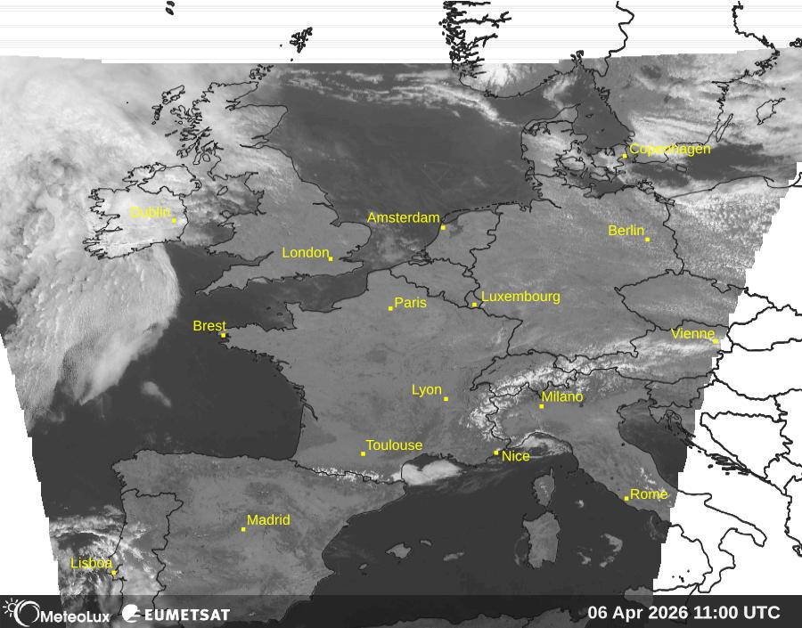 Wiedergabe von visuellen Satellitenbildern