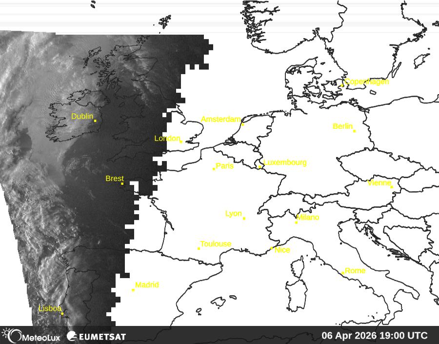Wiedergabe von visuellen Satellitenbildern