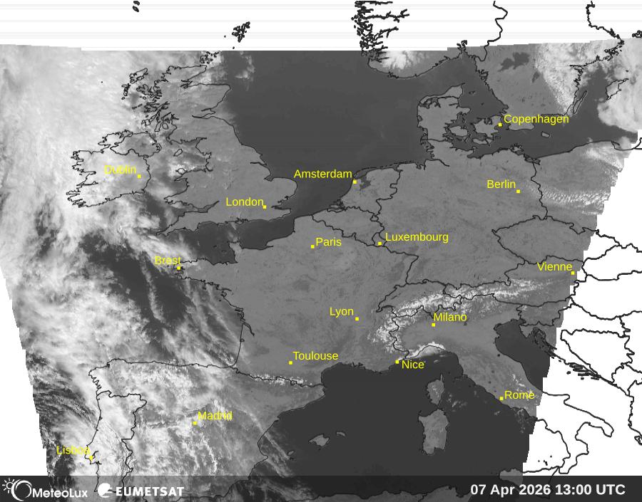 Wiedergabe von visuellen Satellitenbildern