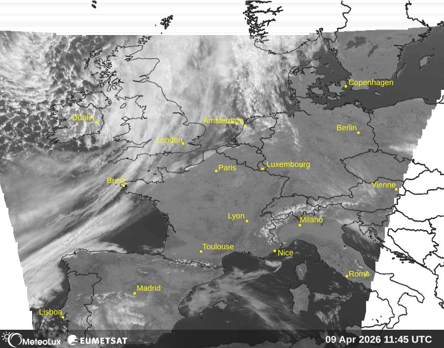 Wiedergabe von visuellen Satellitenbildern