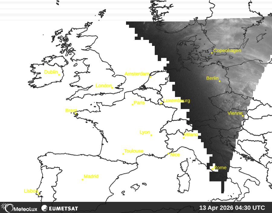 Wiedergabe von visuellen Satellitenbildern