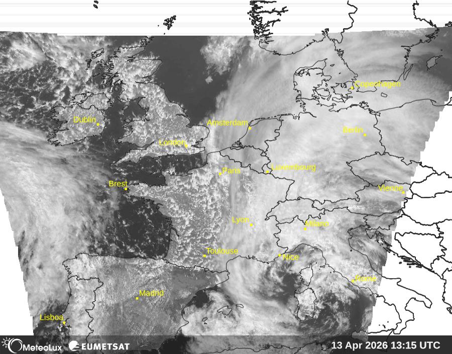 Wiedergabe von visuellen Satellitenbildern