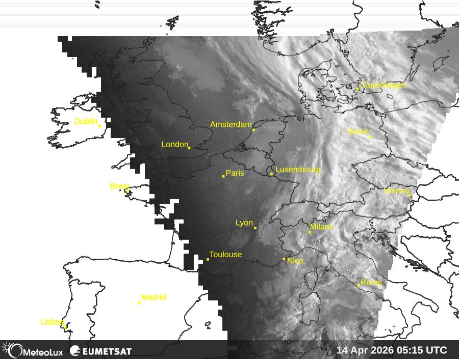 Wiedergabe von visuellen Satellitenbildern
