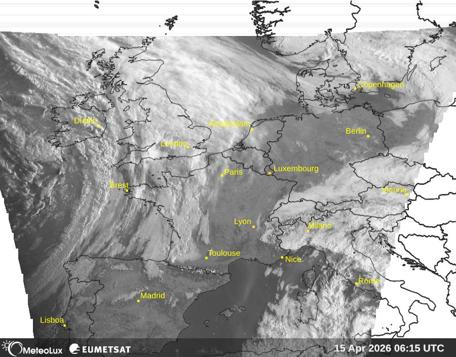Wiedergabe von visuellen Satellitenbildern
