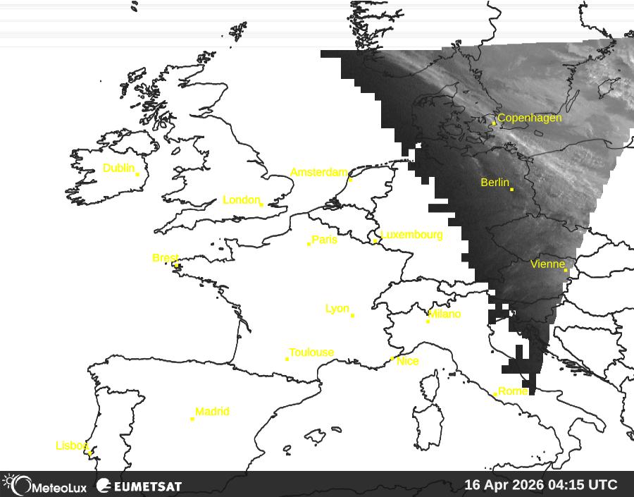 Wiedergabe von visuellen Satellitenbildern