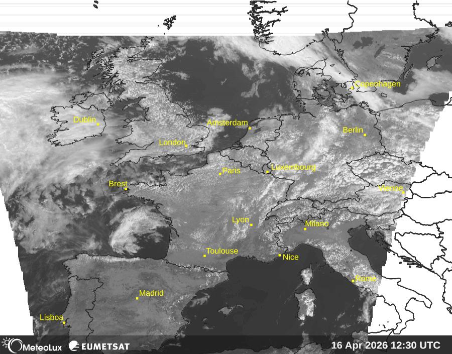 Wiedergabe von visuellen Satellitenbildern