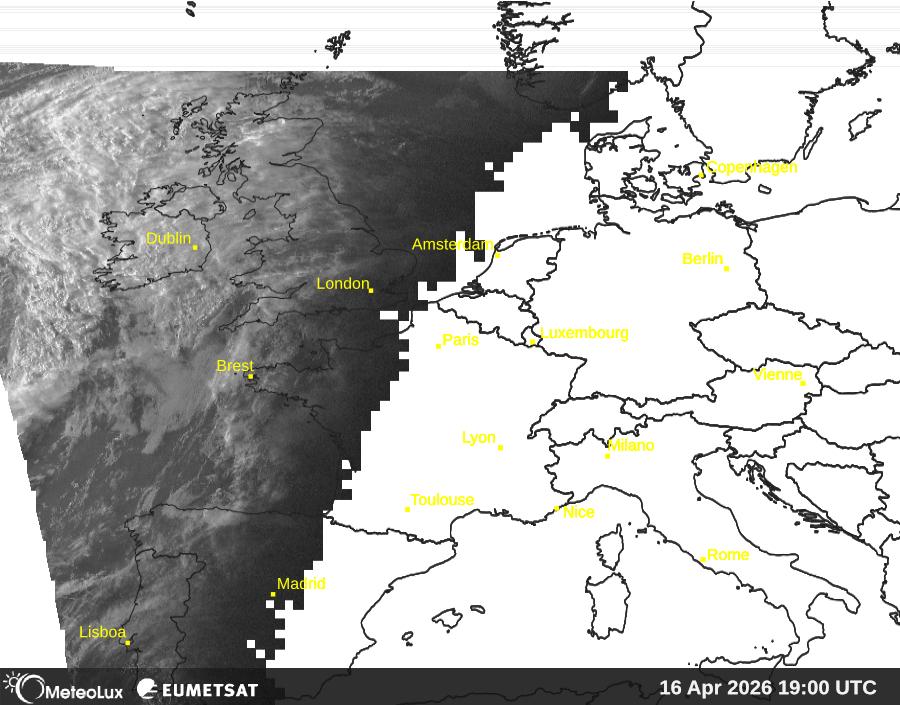 Wiedergabe von visuellen Satellitenbildern