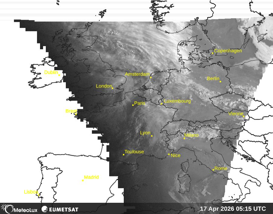 Wiedergabe von visuellen Satellitenbildern