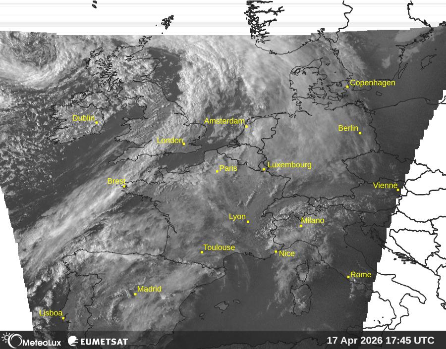 Wiedergabe von visuellen Satellitenbildern