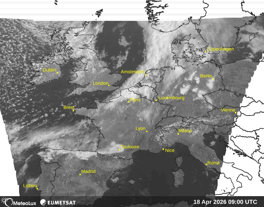 Wiedergabe von visuellen Satellitenbildern