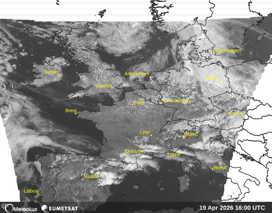Wiedergabe von visuellen Satellitenbildern